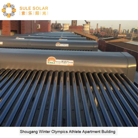 High Efficiency Solar Heating Vacuum Tube Geysers Solar Water Heater System for Hotel Home Factory Usage