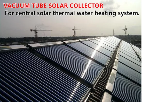 Split Vacuum Tube Solar Collector Horizontal Mounted