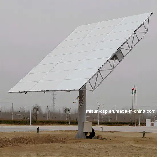 550 Centigrade Horizontal and Pitching Hydraulic Two-Way Heliostat Mirror for Large-Scale Power Generation
