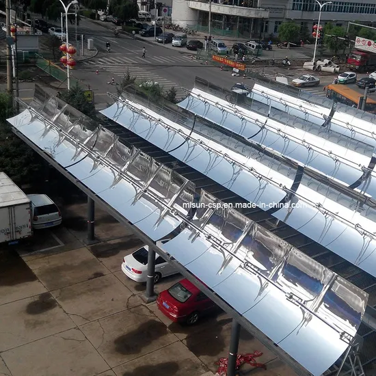 Rooftop Solar Parabolic Trough 2.55m by 6m Heat Solutions for Industrial Processes