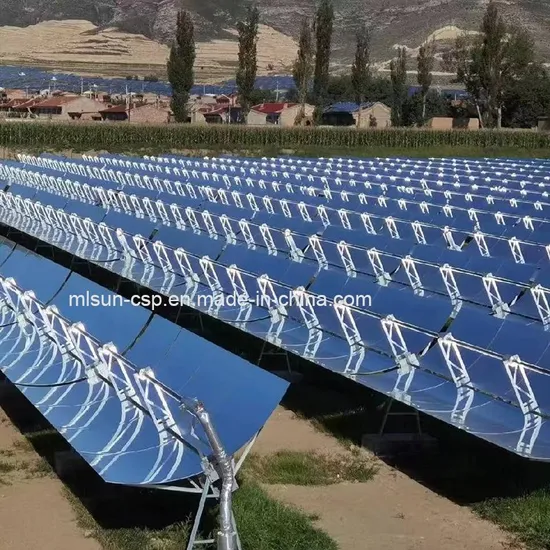 15.3 Square Meters Csp Parabolic Trough Thermal Collector in Chemical Pharmaceutical Industry