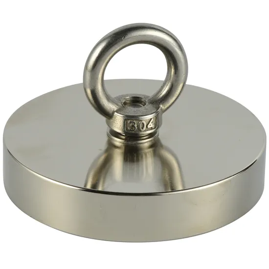 F300 One Side Strong NdFeB Fishing Magnets with 500kgs/1100lbs Pull Force