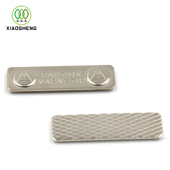 Strong Magnetic Name Badge Magnet Fasteners Business Name Tags Magnetic Nametag Magnets with 2 PCS D9.5X2.5mm Neodymium Magnets China Manufacturer