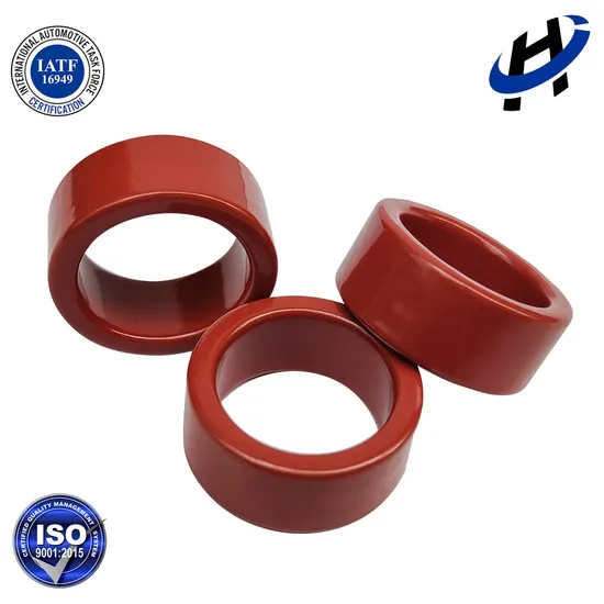 Red Coating Nano-Crystalline Magnetic Ring for Audio Signal Output Input