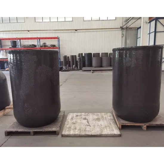 High Temperature Resistance Aluminum / Copper Melting Pot Graphite Crucible for Non-Ferrous Metal Melting
