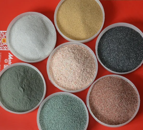 High Quality Garnet Sand Various Color Sand Color Sand Natural Colour Sand
