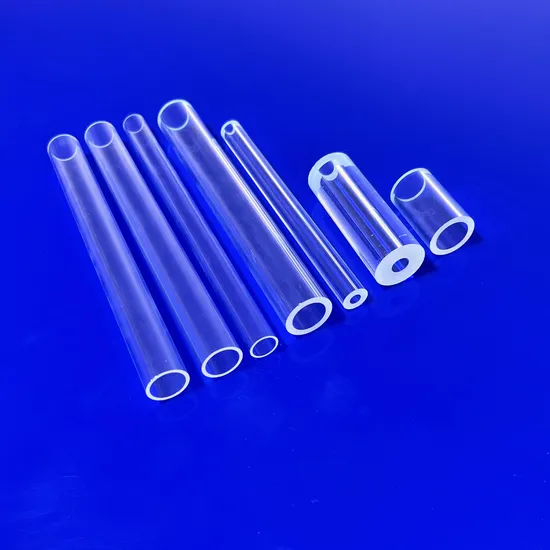 Custom High Purity Transparent Quartz Glass Tube High Temperature Heating Tube Furnace Tube