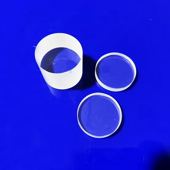Clear Fused Quartz Slices Glass Plate Sheet Quartz Glass Plate
