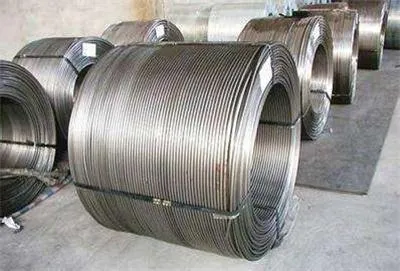 Processing Custom Refined Steel Conventional Cored Wire