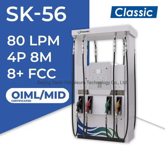Sanki Supreme Classic-56 80lpm in 8 Hose with OIML\MID Certificate Fuel Dispenser