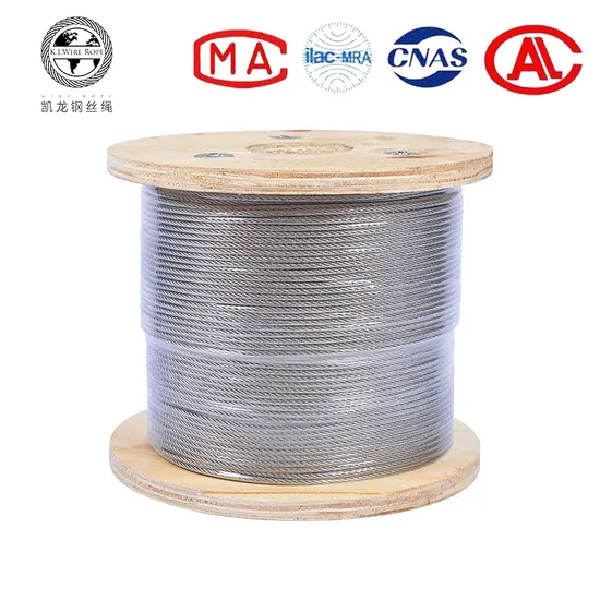 China Manufacturer Stainless Steel Wire Rope SUS316/304/201 2.0mm
