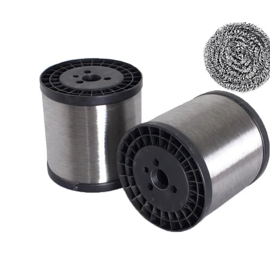 0.09 mm 0.13 mm 0.2 mm 0.22 mm Galvanized Stainless Steel Wire for Making Scrubber Scourer