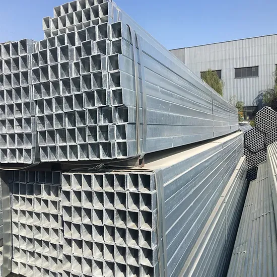 Welding Square Tube Black Building Materials Steel Hollow Section Square Rectangle Galvanized Steel Tube Pipe