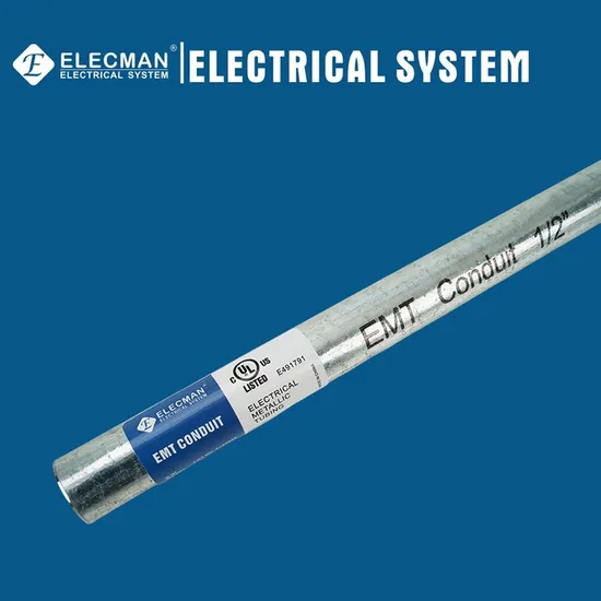 UL 797 EMT Conduit / EMT Pipe / EMT Tube / Cable Conduit Hot Dipped Galvanized