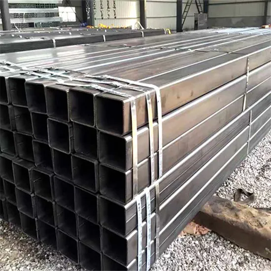 ASTM A36 A500 SAE 1006 S235 S355 Hollow Section Welded Ms ERW Black Iron Rhs Shs Rectangular Square Carbon Steel Tube Price