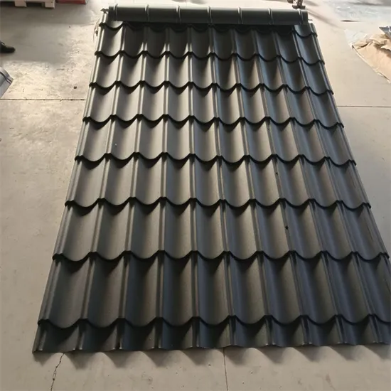 CE Europe Color Step Profiled Matt Steel Roofing Red Black Colour Prepainted Metal Roof Sheet