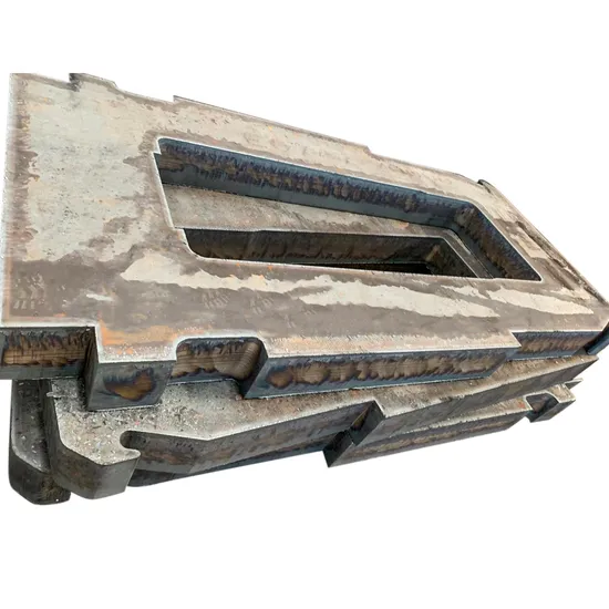 Black Metal Carbon Steel Plate - Used for Stamping Machine Parts Side Plate Flame Cutting Parts