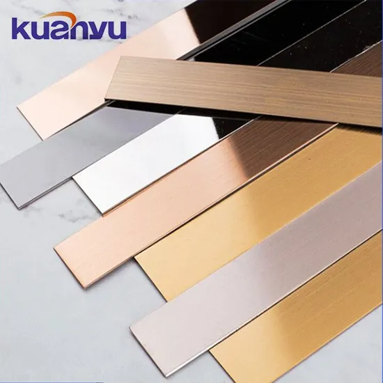 Factory Price Square Shape Flat Stainless Steel Metal Tile Trim