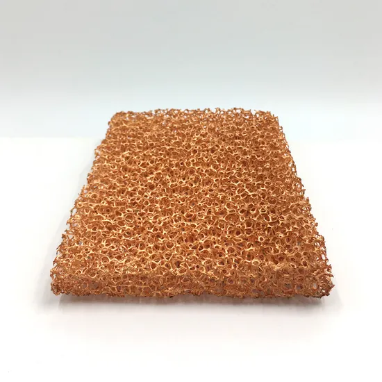 Porous Metallic Sponge Copper Foam