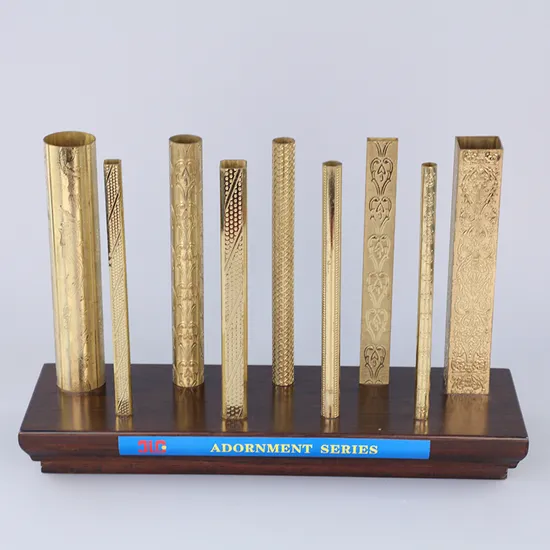 Decorative Brass Pipe/Tube Stripe C27000 C27200 in Upholster