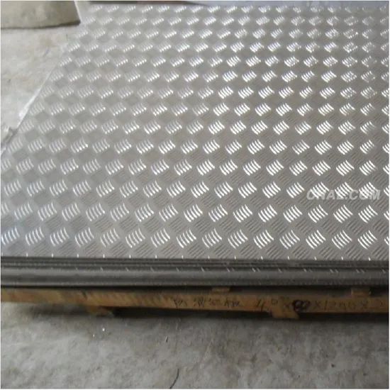 5 Bar Aluminum Plate 5052 H114 Checkered Aluminum Plate Price 4X8 Aluminum Sheet