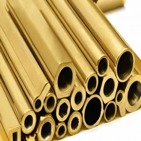 Special Shaped Brass Pipe Cold Rolled Brass Alloy Pipe Support Small Quantity Order Brass Pipe