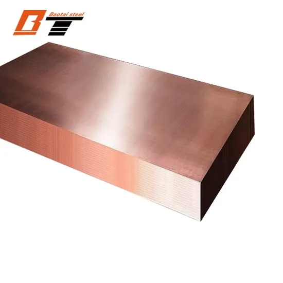 99.9% T1 T3 Red Copper Alloy Plates Red Copper Sheet