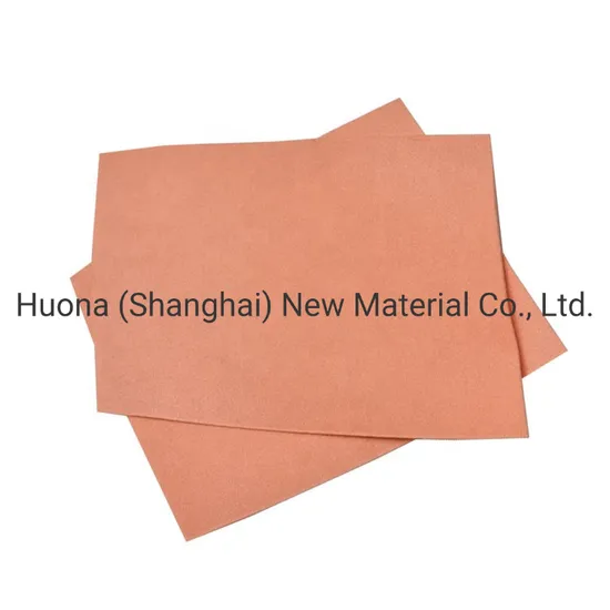 High Purity 99.99% Foam Copper Metal Filter Foam