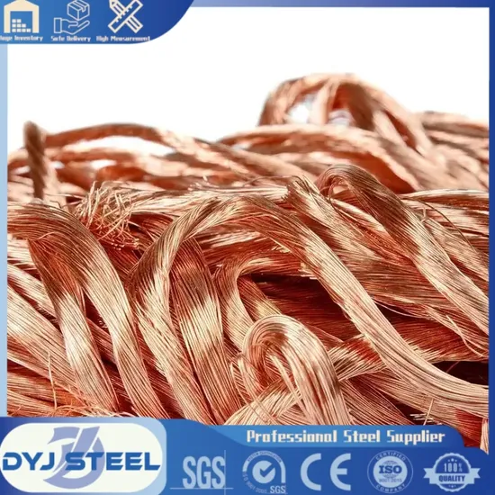 High Quality Insulated Copper Wire Scrap 99.9% Top Pure Copper Scrap for Sale