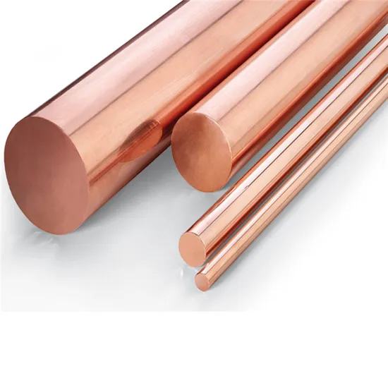 Copper Rod Diameter 99.9% High Purity, Fine Organization, Very Low Oxygen Content.