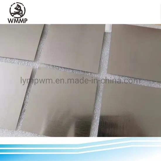 Tungsten Molybdenum Sheet&Tungsten Copper Alloy Sheet From China Manufacturer with Discount Price