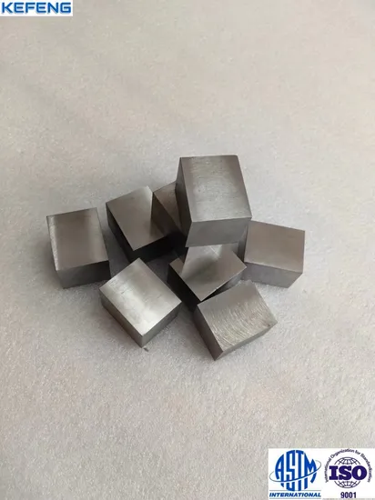 Tungsten Cube Matte Tungsten for Heavy Duty Use