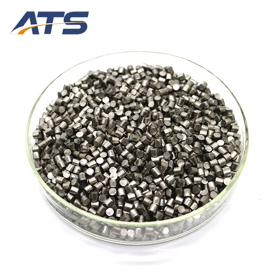Evaporation Materials High Pure Titanium Granules Titanium Pellets