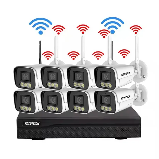 8CH 5MP WiFi Camera System with Color and Audio