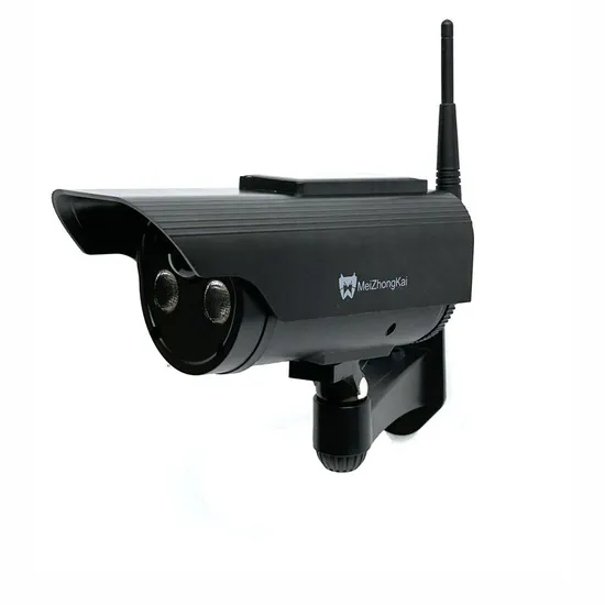 Realistic Solar-Powered Dummy CCTV Camera for Outdoor Security