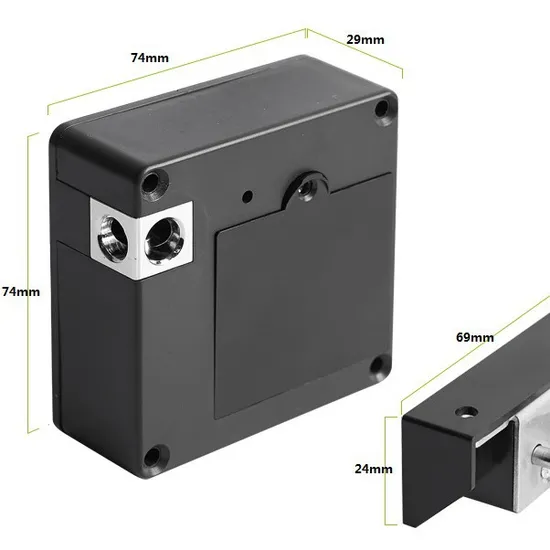 RFID Hidden Drawer Lock 13.56MHz Office File Cabinet Lock