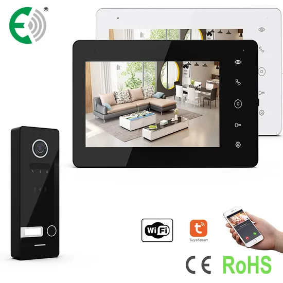 IP Smart Home WiFi 7 Inch Intercom System Interphone Video Doorphone