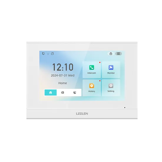 Leelen Videoportero Con WiFi De 7 Pulgadas Touch Screen Android WiFi Video Wireless Intercom for Multiple Apartments