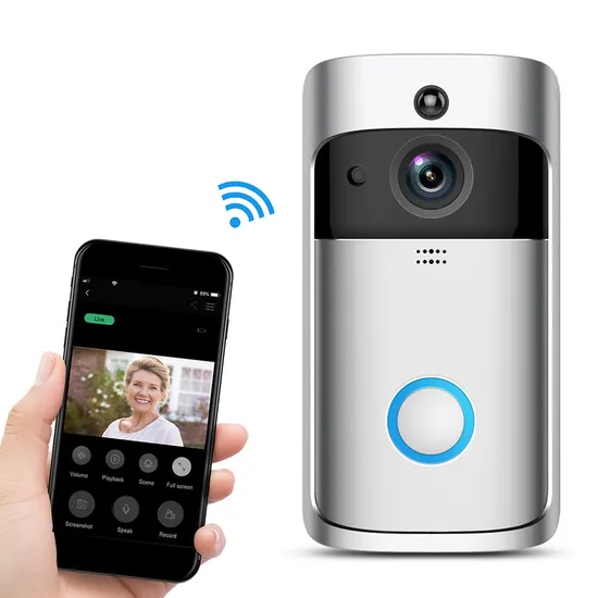 Home Security System Smart Wireless Video Doorbell Remote WiFi Doorbell with Camera