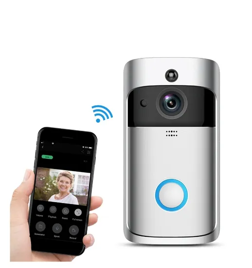 Security Apartment Camera Door Bell Phone Wireless WiFi Video Doorbell V5
