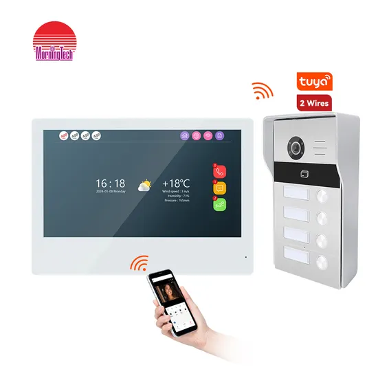 ODM Digital 2wire Video Intercom IP Doorbell with Night Vision Doorphone System