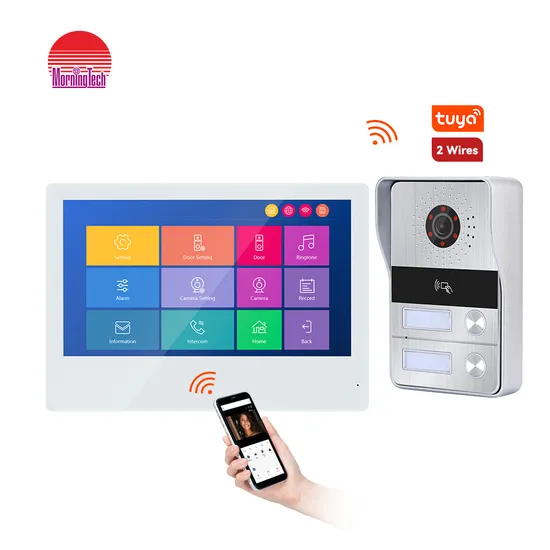 Smart Video Doorphone with Wild Angle Intercom Support Max Distance 100 Meters