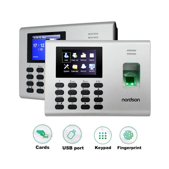 Self-Service Reprot Built-in Battery RFID Card Android Fingerprint Time Attendance