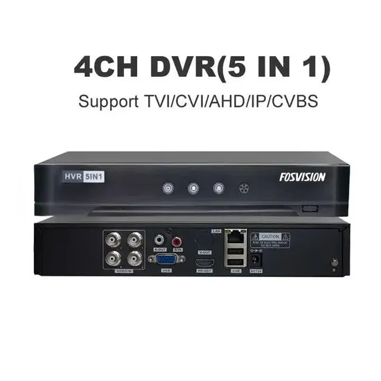 4CH DVR Ahd Tvi Cvi IP CVBS 5MP CCTV DVR