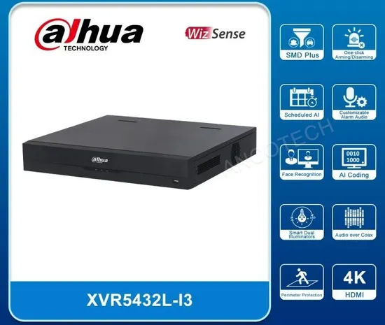 Hikvision CCTV Xvr Dahua 32 Channels NVR Wizsense Digital Video Recorder DVR