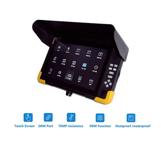 Portable 4K WiFi Touch Screen Multifunction CCTV Pipe Robot Monitor