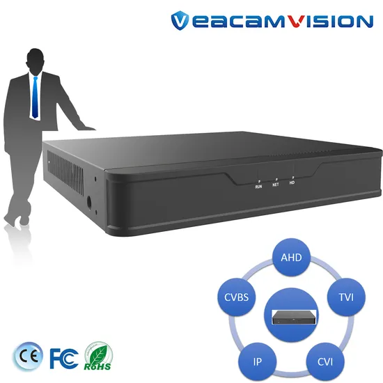 8mn 8CH Xvr Onvif CCTV DVR Hybrid Recorder 5in1 Xvr for Ahd Camera Analog Tvi Cvi Camera NVR for IP Cmaera Audio Over Coaxial