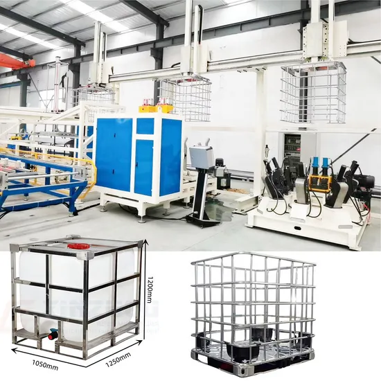 1000 Liter IBC Container Blow Molding Machine Steel Frame Welding Machine