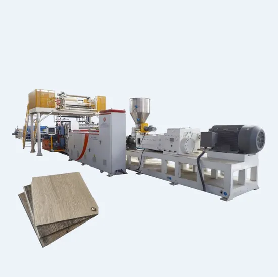 135 Parallel Spc PVC Vinyl Flooring Extrusion Line