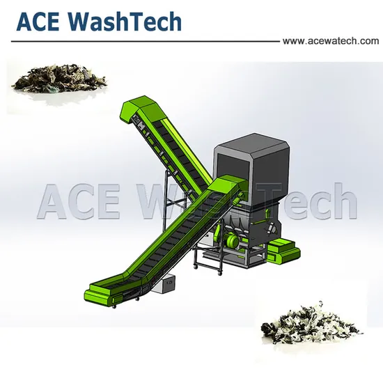 Plastic HDPE Bottle Grinding Recycling Washing Machine